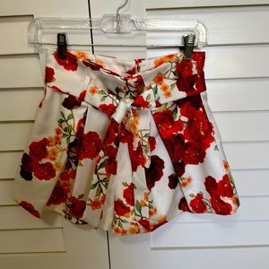 Cameo the Label Red Floral Clique Shorts